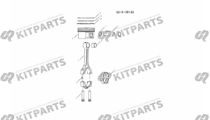 Поршень, кольца, шатун [JLD-4G24-A31\A37] Geely Atlas