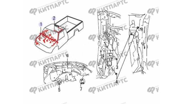 Жгут проводов кабины Great Wall