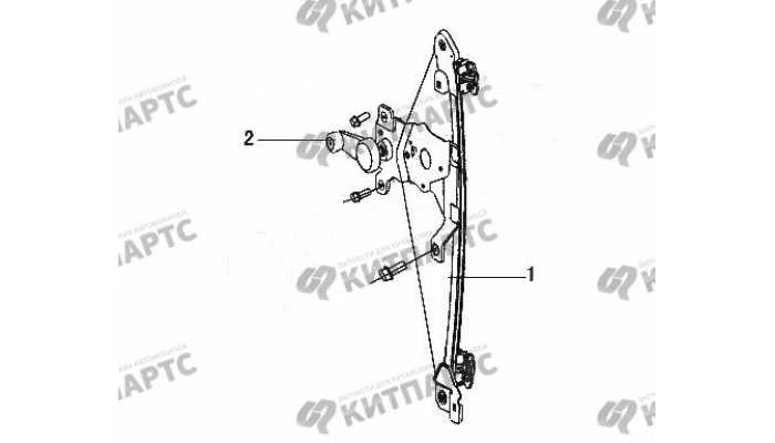 Стеклоподъемник (механический) задней двери Great Wall